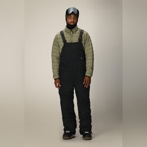 686 Hot Lap Bib Black Snowboard Pants Size XXL